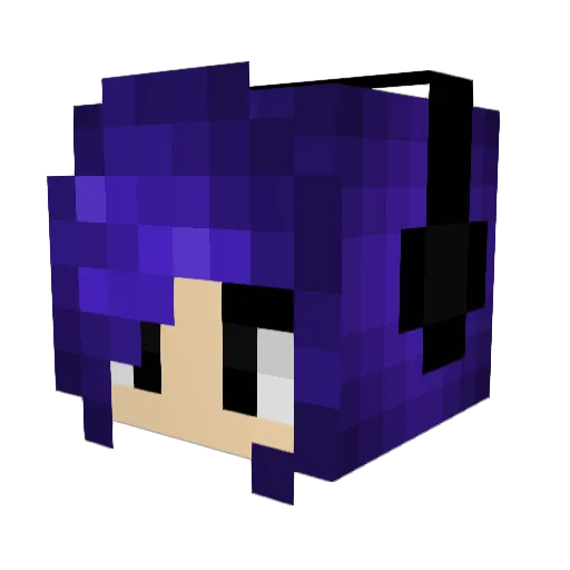 ChickenCookie33 Minecraft avatar head, 3D render