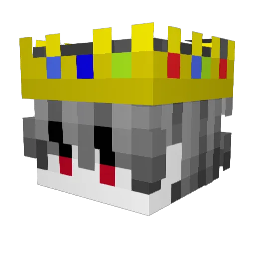 ChickenEater97 Minecraft avatar head, 3D render