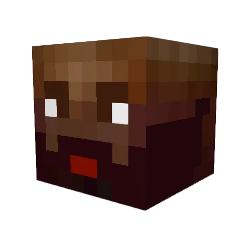 ChickenNugget150 Minecraft avatar head, 3D render