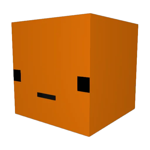 ChickenPieGuy Minecraft avatar head, 3D render