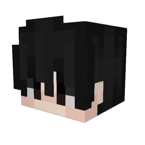 ChickenPredator Minecraft avatar head, 3D render