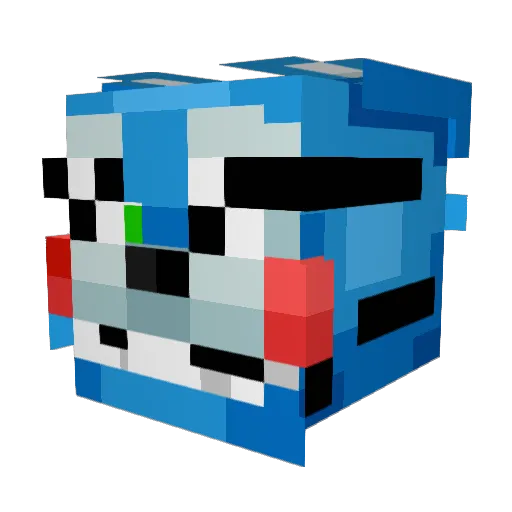 ChickenTeriyakiX Minecraft avatar head, 3D render