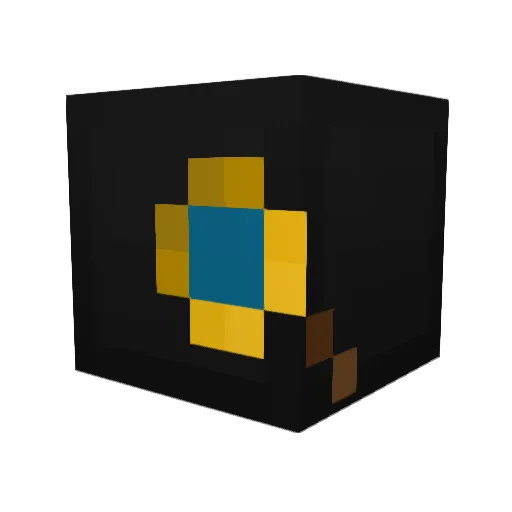 ChickenWhatWhat Minecraft avatar head, 3D render