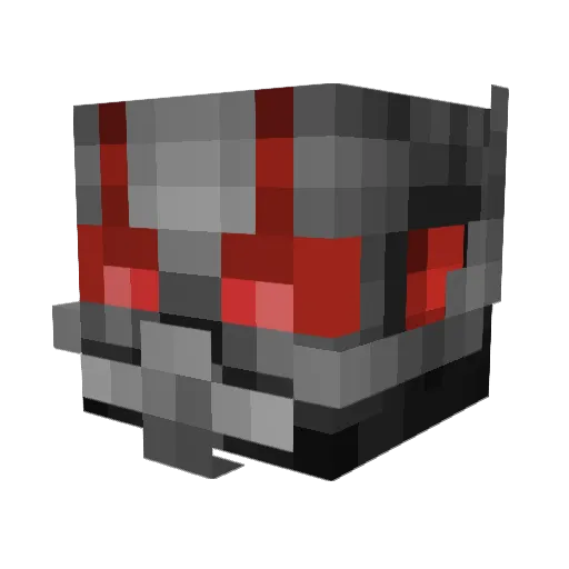 ChickenWingsS Minecraft avatar head, 3D render