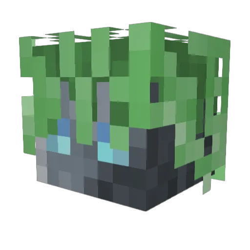 Chicken_But_No4 Minecraft avatar head, 3D render