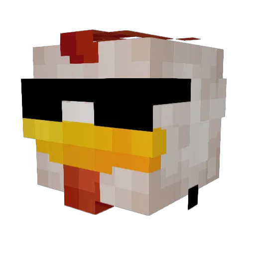 Chicken_Lord123 Minecraft avatar head, 3D render