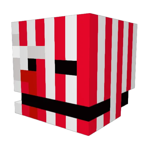 Chicken_Man05 Minecraft avatar head, 3D render