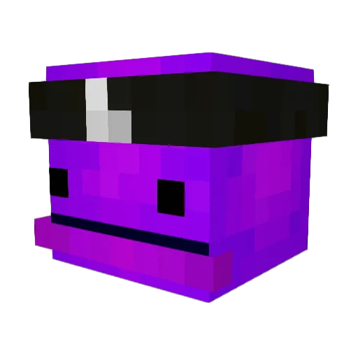 Chicken_Norris Minecraft avatar head, 3D render