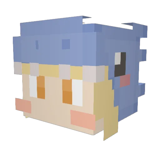 Chicken_Tac0 Minecraft avatar head, 3D render