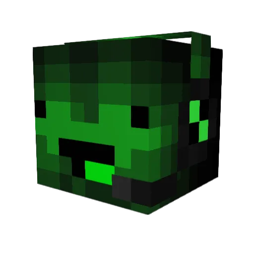 Chicken_face8 Minecraft avatar head, 3D render