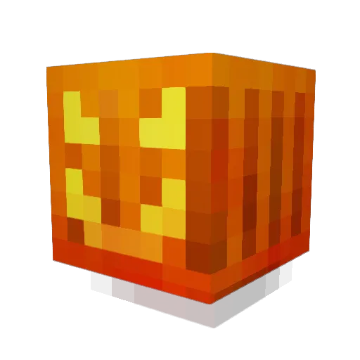Chickenmawler Minecraft avatar head, 3D render