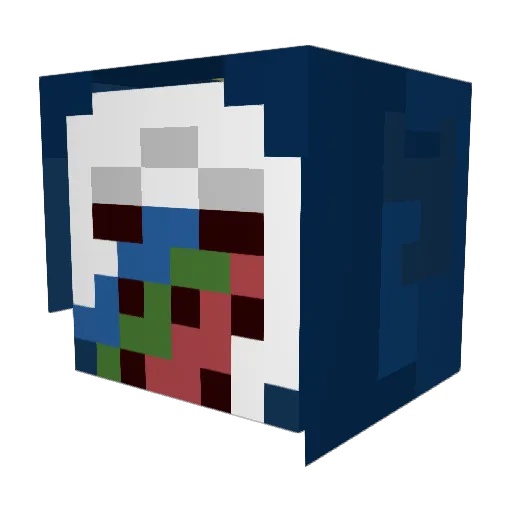 Chickennoodles1 Minecraft avatar head, 3D render