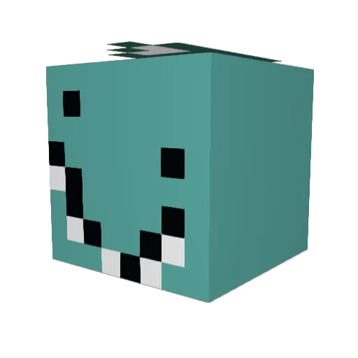 Chickie226 Minecraft avatar head, 3D render