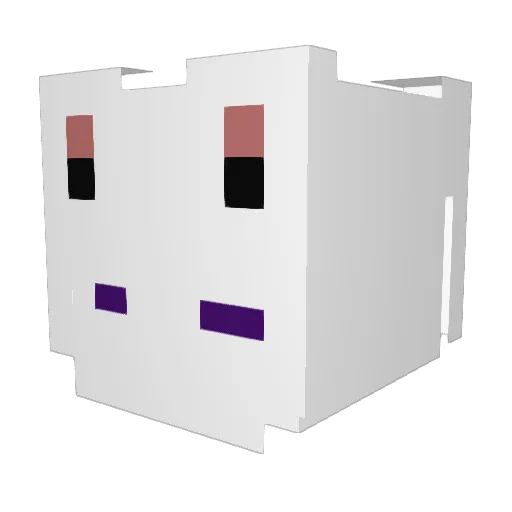 ChickinTendis Minecraft avatar head, 3D render