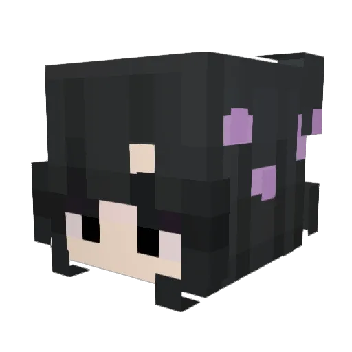 Chickynugy Minecraft avatar head, 3D render