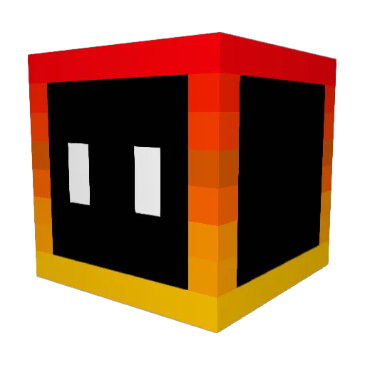 ChicoRipCurl Minecraft avatar head, 3D render