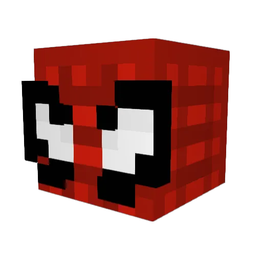 ChicoTurtle Minecraft avatar head, 3D render