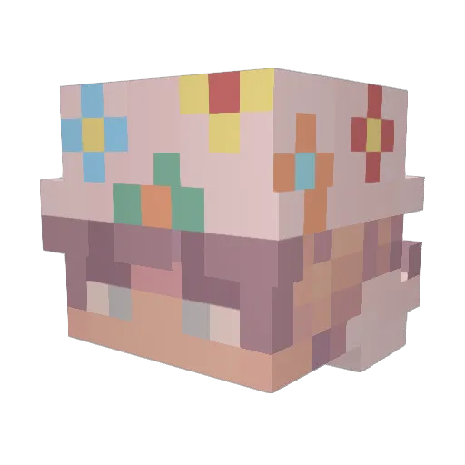 ChiefAbram Minecraft avatar head, 3D render
