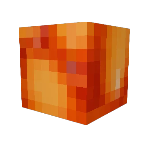 ChiefFireball Minecraft avatar head, 3D render