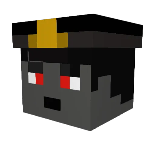 ChiefGrishnackh Minecraft avatar head, 3D render
