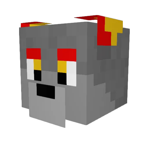 ChiefKacey Minecraft avatar head, 3D render