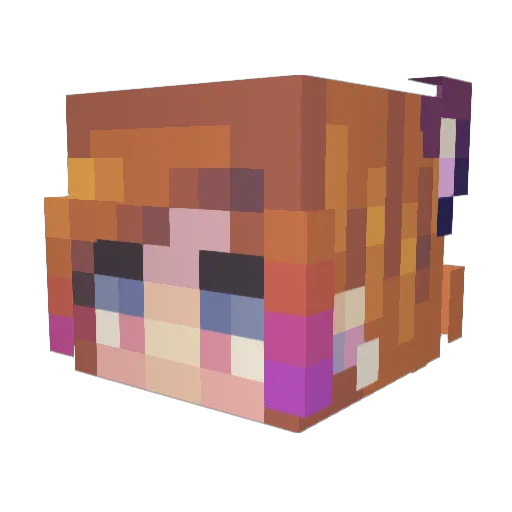 ChiefKeefe21 Minecraft avatar head, 3D render