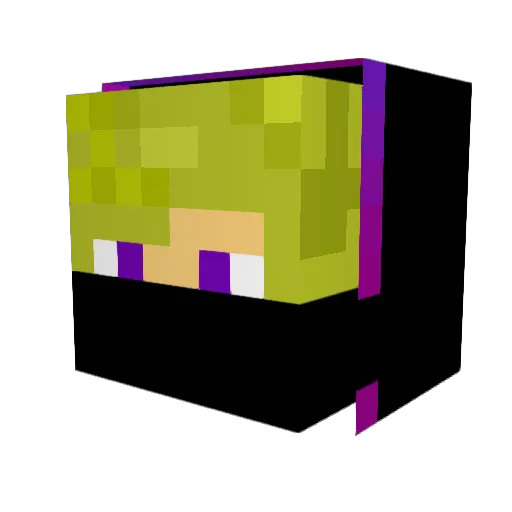 ChiefLeon Minecraft avatar head, 3D render