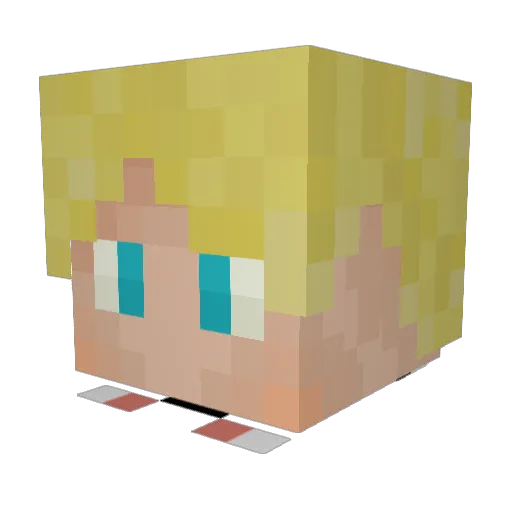 ChiefOGP Minecraft avatar head, 3D render
