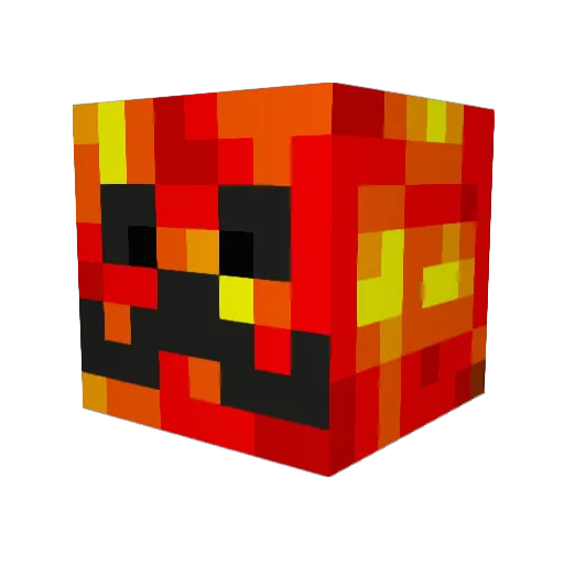 ChiefPh2 Minecraft avatar head, 3D render