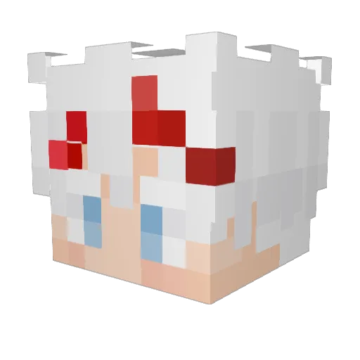 ChiefSina Minecraft avatar head, 3D render