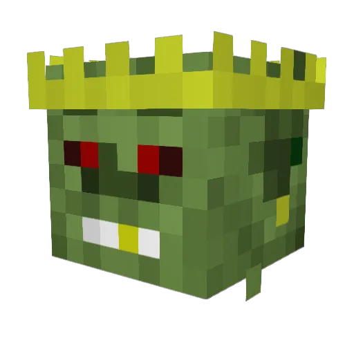 ChiefTaliban Minecraft avatar head, 3D render