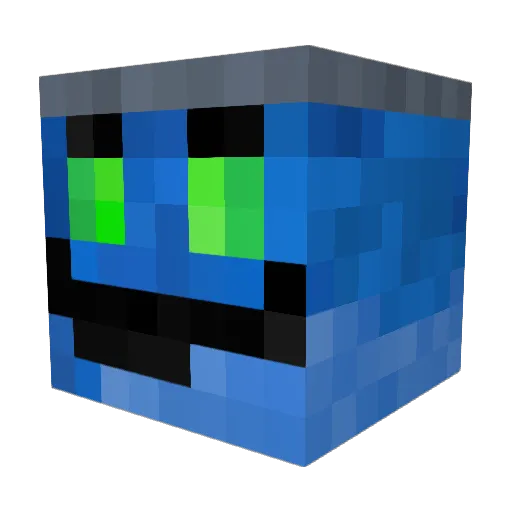 Chief_Knick Minecraft avatar head, 3D render