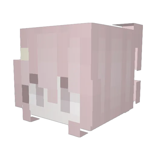 Chief_Niki Minecraft avatar head, 3D render