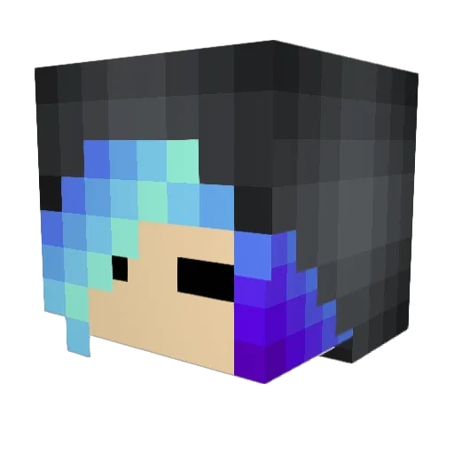 Chief_Skookum Minecraft avatar head, 3D render