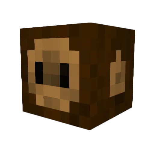 Chief_YT Minecraft avatar head, 3D render