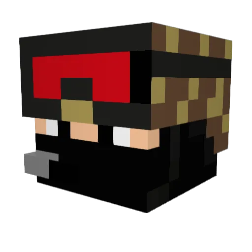 Chief__Roberts Minecraft avatar head, 3D render