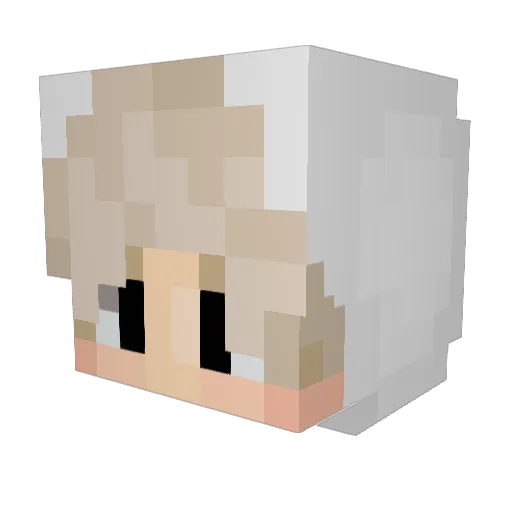 Chiefweef Minecraft avatar head, 3D render