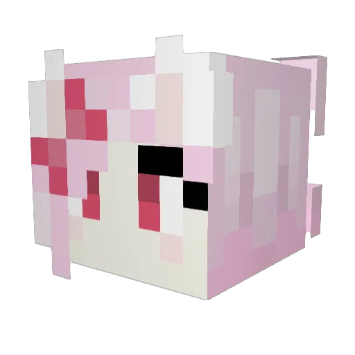 Chigo___ Minecraft avatar head, 3D render