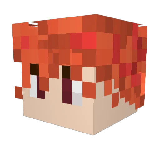 ChihFamily Minecraft avatar head, 3D render