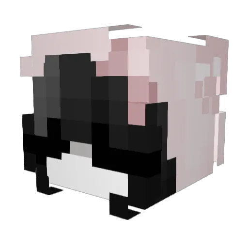 Chihiro0824 Minecraft avatar head, 3D render