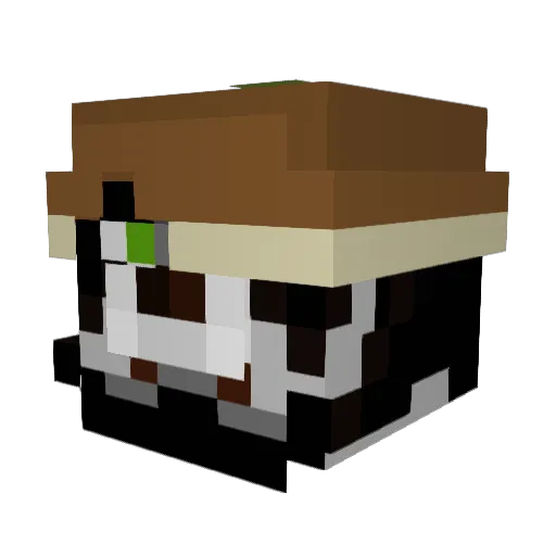 Chihuo_Yang Minecraft avatar head, 3D render