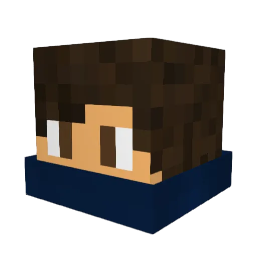 Chiiyuri_urin Minecraft avatar head, 3D render