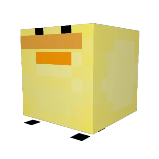 Chikenwings70 Minecraft avatar head, 3D render
