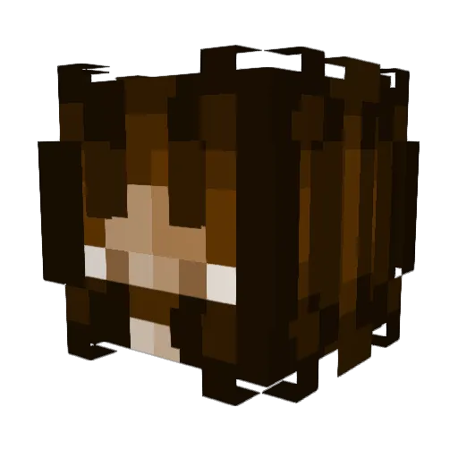 ChilWil Minecraft avatar head, 3D render