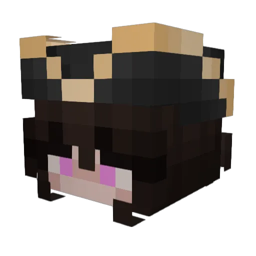 ChildAL Minecraft avatar head, 3D render