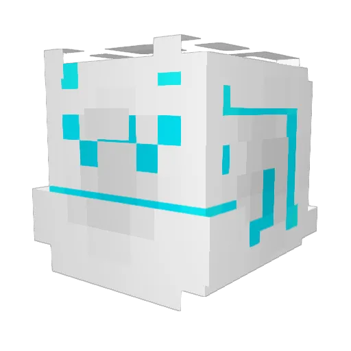 ChildBy Minecraft avatar head, 3D render