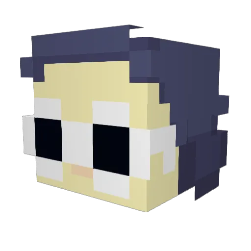 ChildCalledTam Minecraft avatar head, 3D render