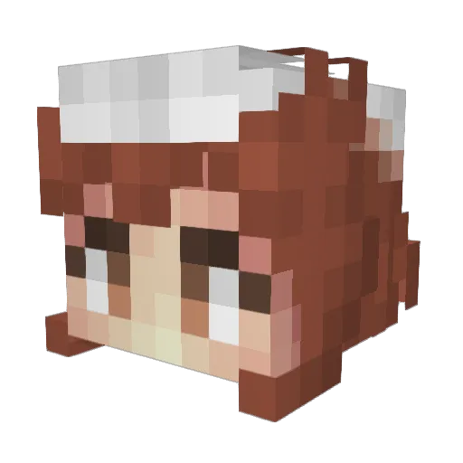 ChildCollector Minecraft avatar head, 3D render