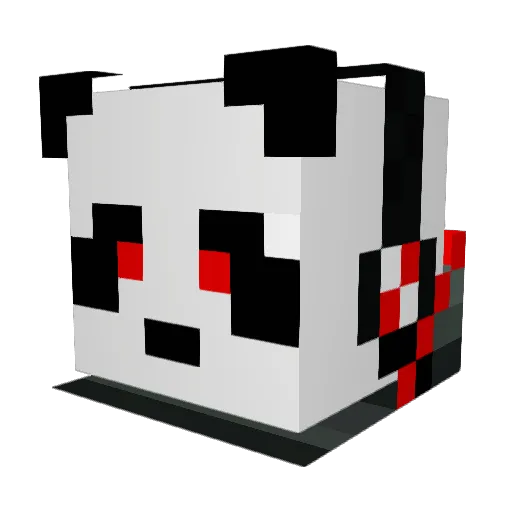 ChildEater321 Minecraft avatar head, 3D render