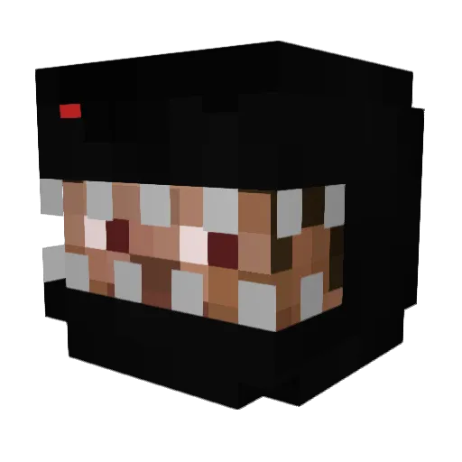ChildRaePiste2 Minecraft avatar head, 3D render